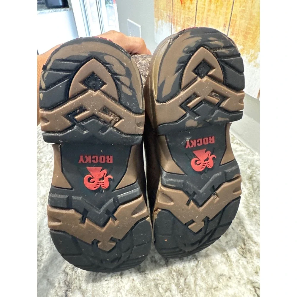 Boys‎ ROCKY KIDS' AZTEC WELLINGTON BOOT size 4M water resistant camouflage